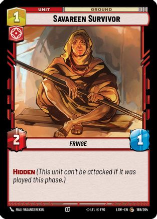 Image of Savareen Survivor (188/264) - A Lawless Time