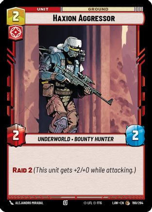 Image of Haxion Aggressor (190/264) - A Lawless Time