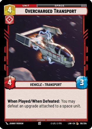 Image of Overcharged Transport (195/264) - A Lawless Time