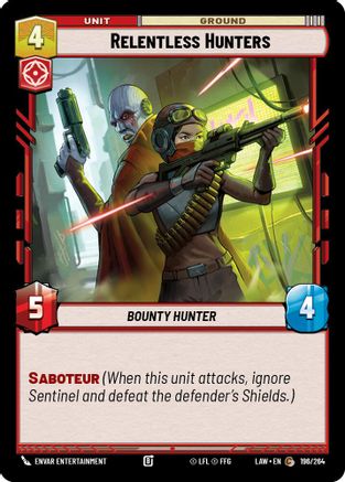 Image of Relentless Hunters (196/264) - A Lawless Time