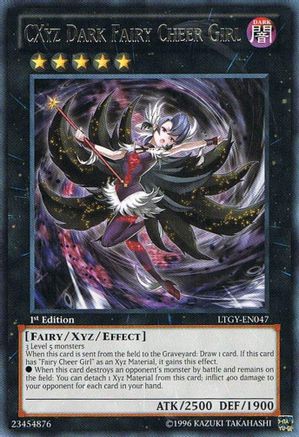 Image of CXyz Dark Fairy Cheer Girl (LTGY-EN047) - Lord of the Tachyon Galaxy 1st Edition