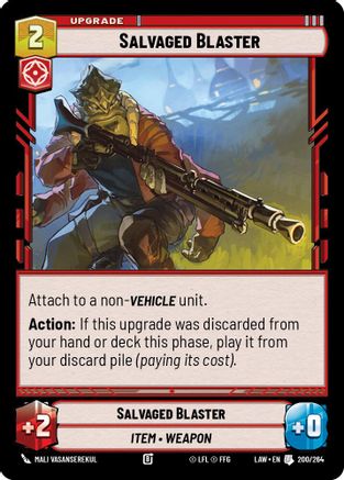 Image of Salvaged Blaster (200/264) - A Lawless Time