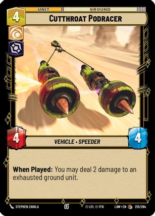 Image of Cutthroat Podracer (213/264) - A Lawless Time