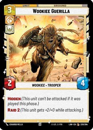 Image of Wookiee Guerilla (220/264) - A Lawless Time