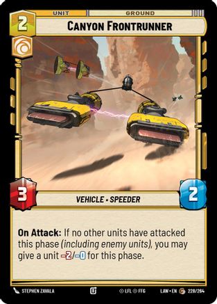 Image of Canyon Frontrunner (228/264) - A Lawless Time