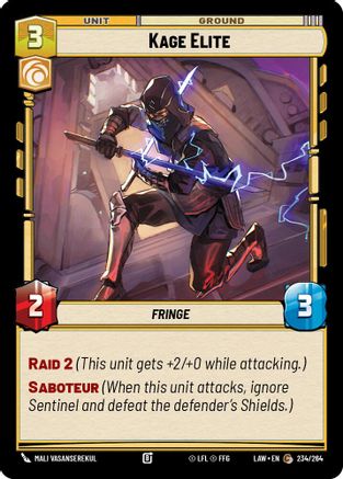 Image of Kage Elite (234/264) - A Lawless Time