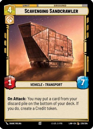 Image of Scavenging Sandcrawler (238/264) - A Lawless Time