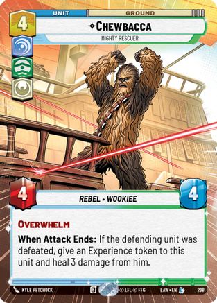 Image of Chewbacca - Mighty Rescuer (Hyperspace) (298) - A Lawless Time