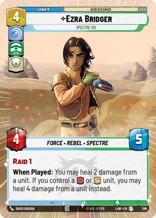 Image of Ezra Bridger - Spectre Six (Hyperspace) (299) - A Lawless Time