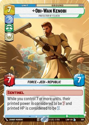 Image of Obi-Wan Kenobi - Protector of Felucia (Hyperspace) (300) - A Lawless Time