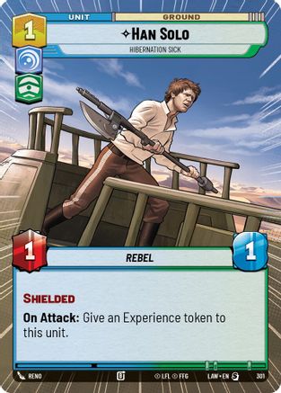 Image of Han Solo - Hibernation Sick (Hyperspace) (301) - A Lawless Time