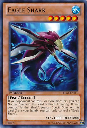 Image of Eagle Shark (LTGY-EN011) - Lord of the Tachyon Galaxy 1st Edition