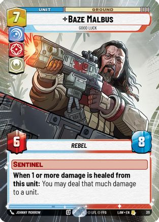 Image of Baze Malbus - Good Luck (Hyperspace) (311) - A Lawless Time