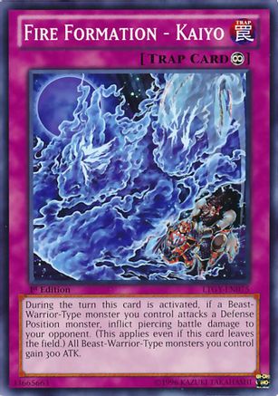 Image of Fire Formation - Kaiyo (LTGY-EN075) - Lord of the Tachyon Galaxy Unlimited