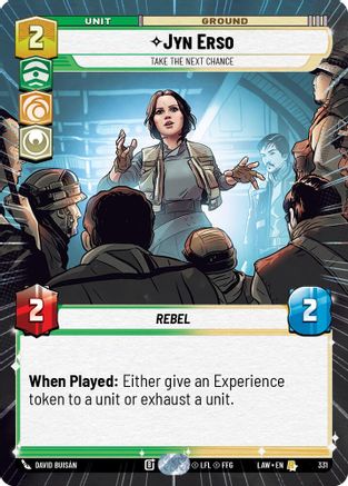 Image of Jyn Erso - Take the Next Chance (Hyperspace) (331) - A Lawless Time