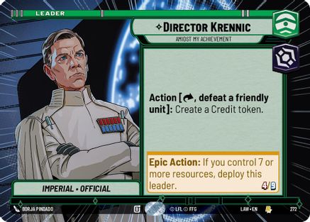 Image of Director Krennic - Amidst My Achievement (Hyperspace) (272) - A Lawless Time