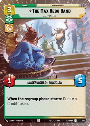 Image of The Max Rebo Band - Jatz-Wailers (Hyperspace) (335) - A Lawless Time