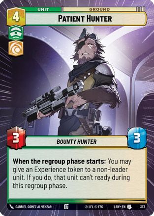 Image of Patient Hunter (Hyperspace) (337) - A Lawless Time
