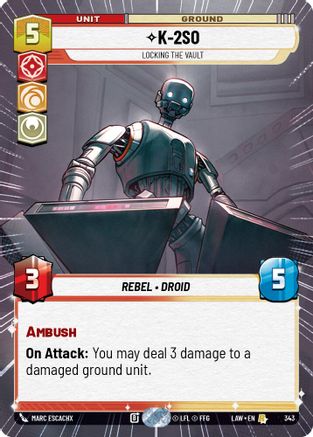 Image of K-2S0 - Locking the Vault (Hyperspace) (343) - A Lawless Time