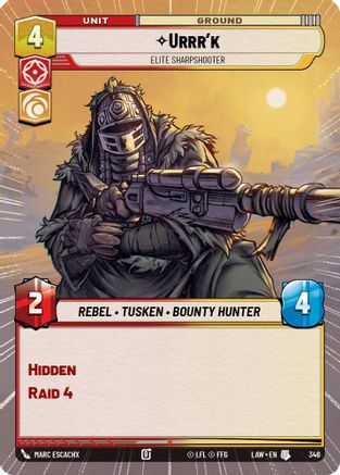 Image of Urrr'k - Elite Sharpshooter (Hyperspace) (346) - A Lawless Time