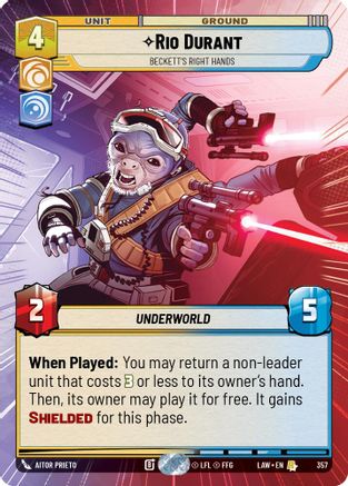 Image of Rio Durant - Beckett's Right Hands (Hyperspace) (357) - A Lawless Time