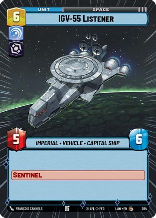 Image of IGV-55 Listener (Hyperspace) (364) - A Lawless Time