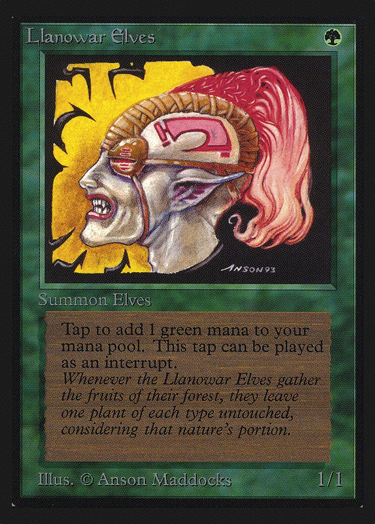 Image of Llanowar Elves (CE) (CED-) - Collectors' Edition