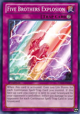 Image of Five Brothers Explosion (LTGY-EN089) - Lord of the Tachyon Galaxy Unlimited