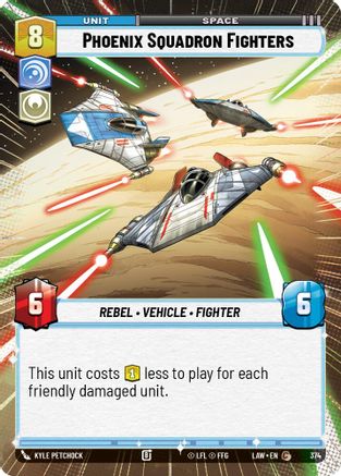 Image of Phoenix Squadron Fighters (Hyperspace) (374) - A Lawless Time