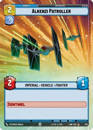 Image of Alkenzi Patroller (Hyperspace) (378) - A Lawless Time