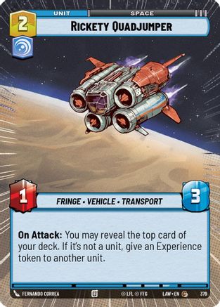 Image of Rickety Quadjumper (Hyperspace) (379) - A Lawless Time