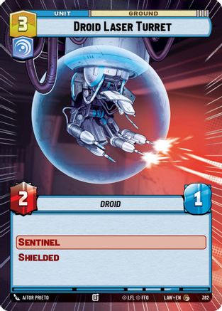Image of Droid Laser Turret (Hyperspace) (382) - A Lawless Time
