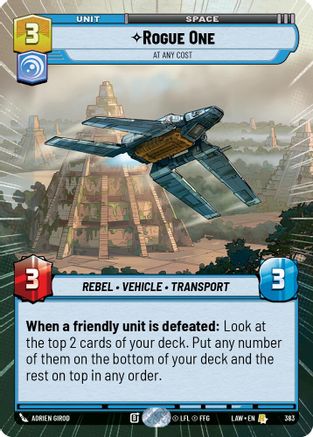 Image of Rogue One - At Any Cost (Hyperspace) (383) - A Lawless Time
