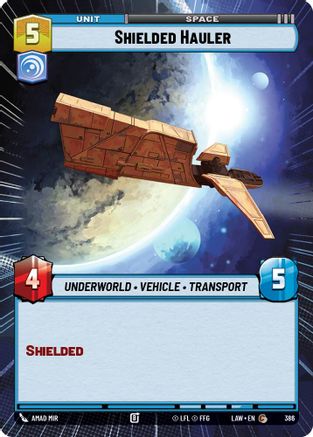 Image of Shielded Hauler (Hyperspace) (386) - A Lawless Time