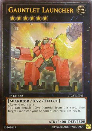 Image of Gauntlet Launcher (UTR) (LTGY-EN045) - Lord of the Tachyon Galaxy 1st Edition