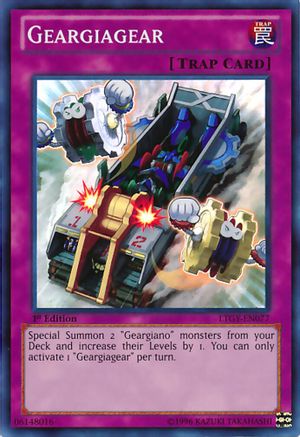 Image of Geargiagear (LTGY-EN077) - Lord of the Tachyon Galaxy 1st Edition