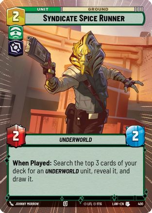 Image of Syndicate Spice Runner (Hyperspace) (400) - A Lawless Time