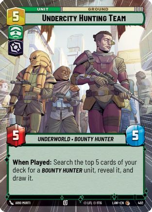 Image of Undercity Hunting Team (Hyperspace) (402) - A Lawless Time