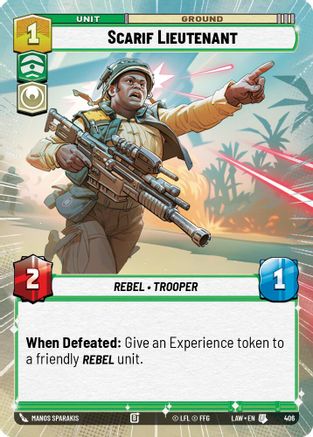 Image of Scarif Lieutenant (Hyperspace) (406) - A Lawless Time