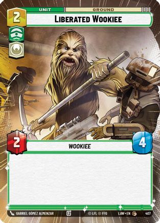 Image of Liberated Wookie (Hyperspace) (407) - A Lawless Time