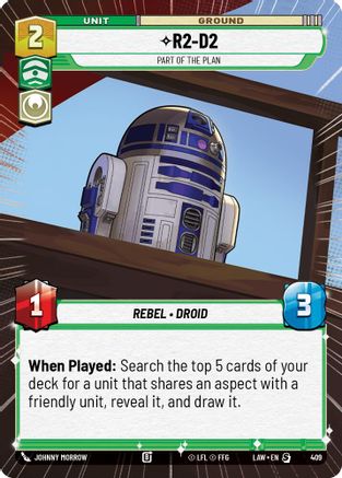 Image of R2-D2 - Part of the Plan (Hyperspace) (409) - A Lawless Time