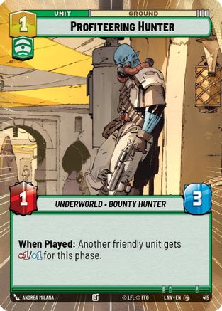 Image of Profiteering Hunter (Hyperspace) (415) - A Lawless Time