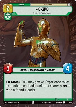 Image of C-3PO - Translation Protocol (Hyperspace) (416) - A Lawless Time