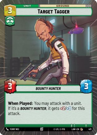 Image of Target Tagger (Hyperspace) (421) - A Lawless Time