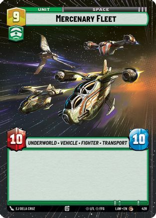 Image of Mercenary Fleet (Hyperspace) (428) - A Lawless Time