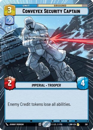Image of Conveyex Security Captain (Hyperspace) (381) - A Lawless Time