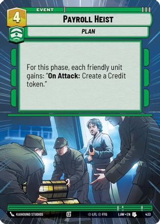 Image of Payroll Heist (Hyperspace) (433) - A Lawless Time