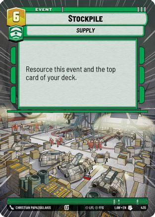 Image of Stockpile (Hyperspace) (435) - A Lawless Time