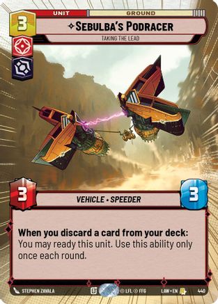 Image of Sebulba's Podracer - Taking the Lead (Hyperspace) (440) - A Lawless Time