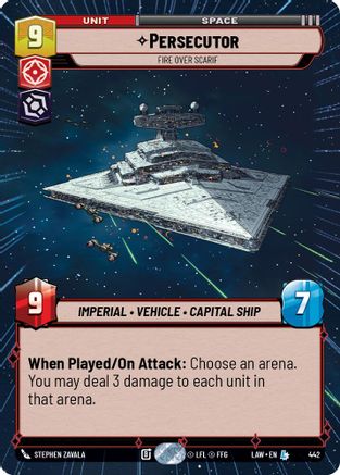 Image of Persecutor - Fire Over Scarif (Hyperspace) (442) - A Lawless Time